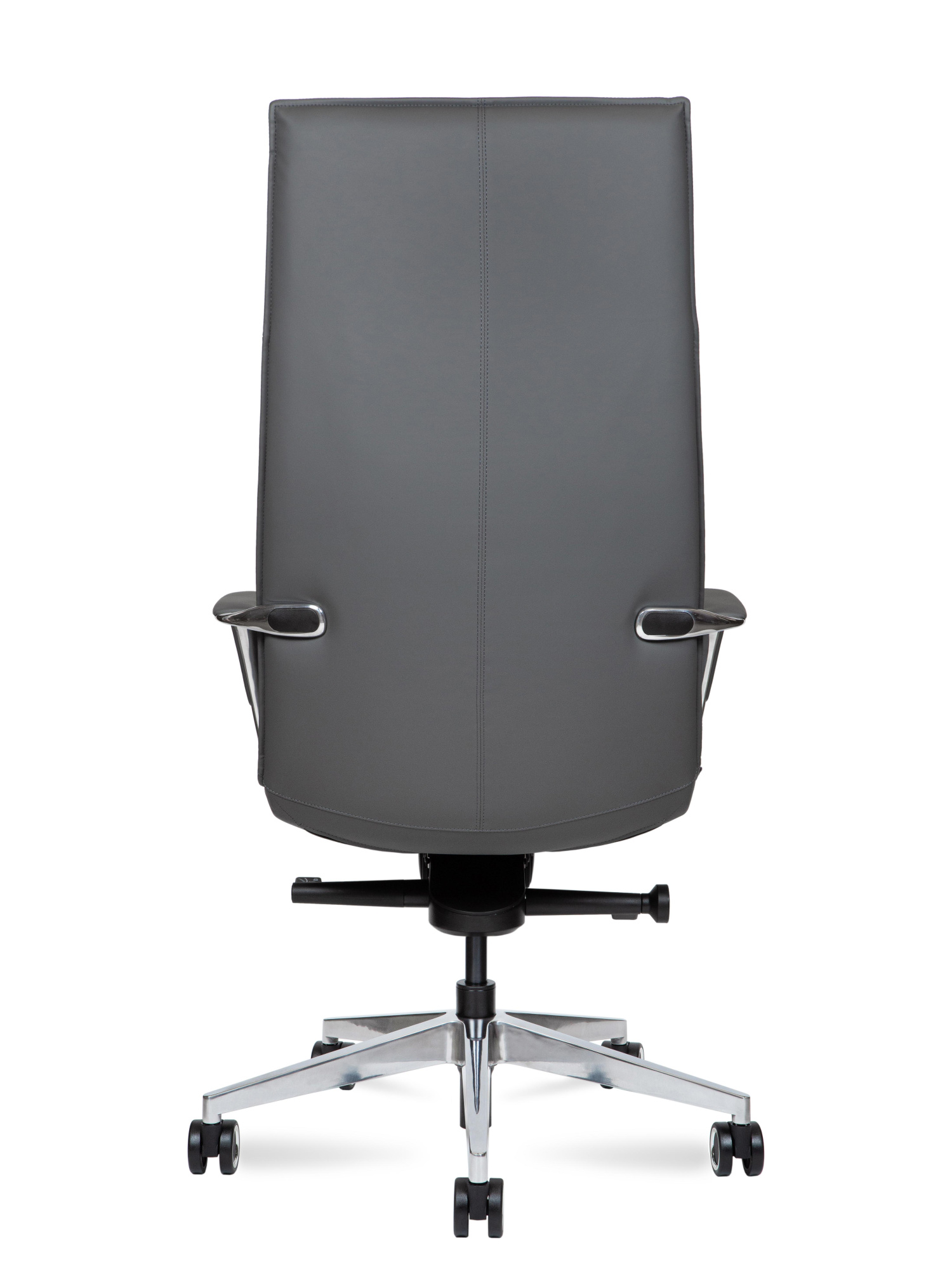 Изображение кресло norden parker серая экокожа